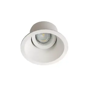 Ceiling light Kanlux 26738, GX5.3 fitting, 10 W, aluminium housing, 220–240 V, Ø 10.3 cm, IP20