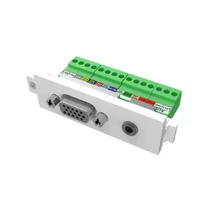 Sokets VGA + 3.5 mm Vision TC3 VGAF3.5MM