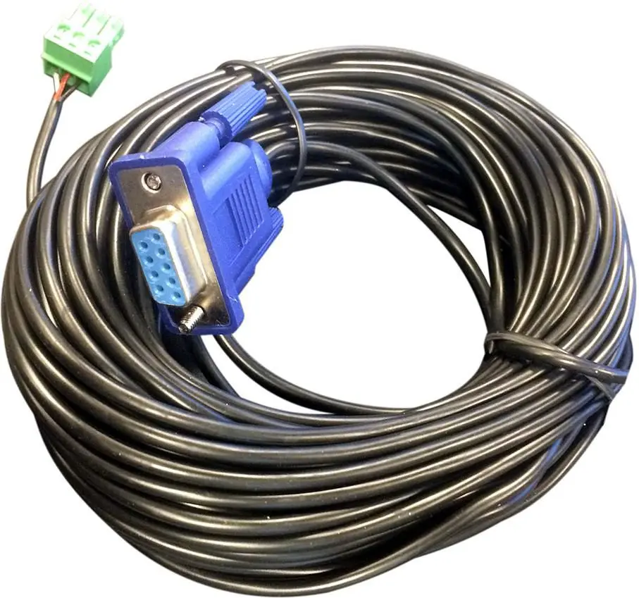VivoLink VLCPARS232/15M RS-232 seriālais kabelis melns