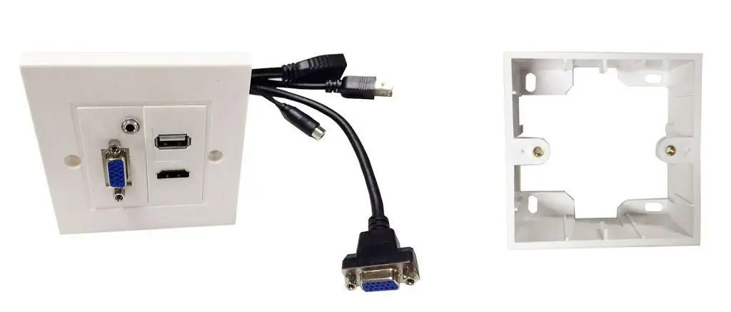 VivoLink WI221293 sienas ligzda ar HDMI