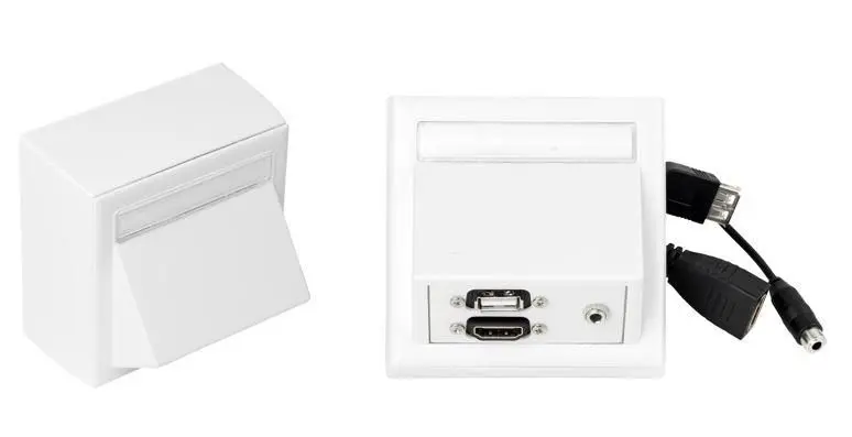 VivoLink WI221260 sienas kontaktligzda ar HDMI