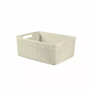 Storage Basket Curver Jute M 12L 36x28x15cm cream