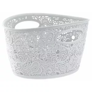 Storage Basket Curver Victoria M 29×21×16 cm cream – Curver