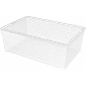 Storage box Curver 196065 textile 45 L transparent 59.6×39.4×23 cm