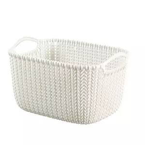Storage basket Curver 3253923974003 Rectangular White 8L
