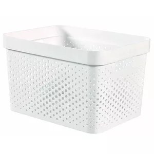 Storage Box Curver Infinity Recycled 17L — 36×27×22 cm, white