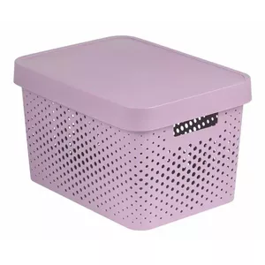 Storage box Curver 17L 36×27×22 cm Pink — recycled plastic