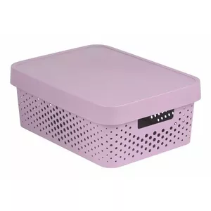 Storage box Curver Recycled Infinity 11L, 36×27×14 cm, pink