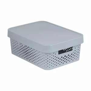 Storage box Curver Recycled Infinity 11L, 36×27×14 cm, grey