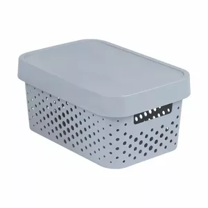Storage box Curver Infinity Recycled 4.5 L, 27×19×12 cm, grey