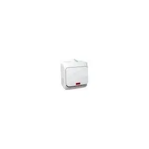 Выключатель с подсветкой Schneider Electric WDE000514 — подсвечиваемый клавишный настенный выключатель