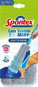 Spontex mikrošķiedras mopa rezerves uzgalis Easy Max+ — grīdas tīrīšanai