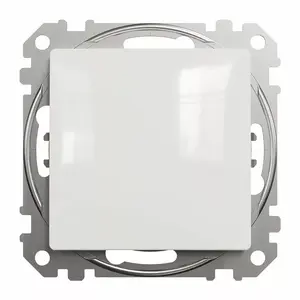 Двухклавишный переключатель Schneider Electric SDD111106, белый, настенный