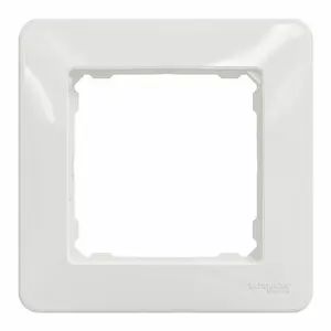 Schneider Electric FRAME 1PL SDD311801 WHITE — single-gang frame, white finish