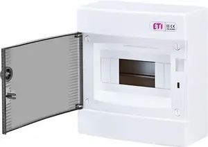ETI 001101000 Surface Mounted Distribution Box for 8 Modules