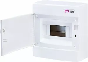 ETI Surface Mounted Distribution Box for 8 Modules, IP40