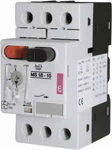 ETI MS18 Motor Starter, 4–6.3 A
