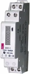 ETI DEC-1 Single-Phase Electricity Supply Meter, 45A