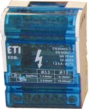 Savienojuma spailes ETI CONJUNCTION TERMINALS EDB-411