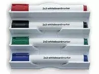 Magnetic Pennholder VivoLink WI116013 — white magnetic marker/pen holder