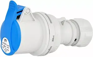 ETI ES 1632 Industrial Socket, 16A, 230V, 2P+PE, IP44