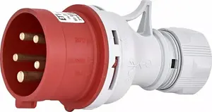 ETI EV 3253 Industrial Plug 32A 400V 3P+N+PE