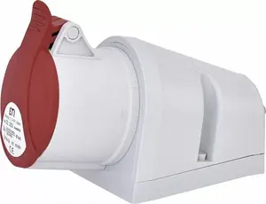 ETI EZ 3253 Industrial Socket 32A 400V 3P+N+PE IP44