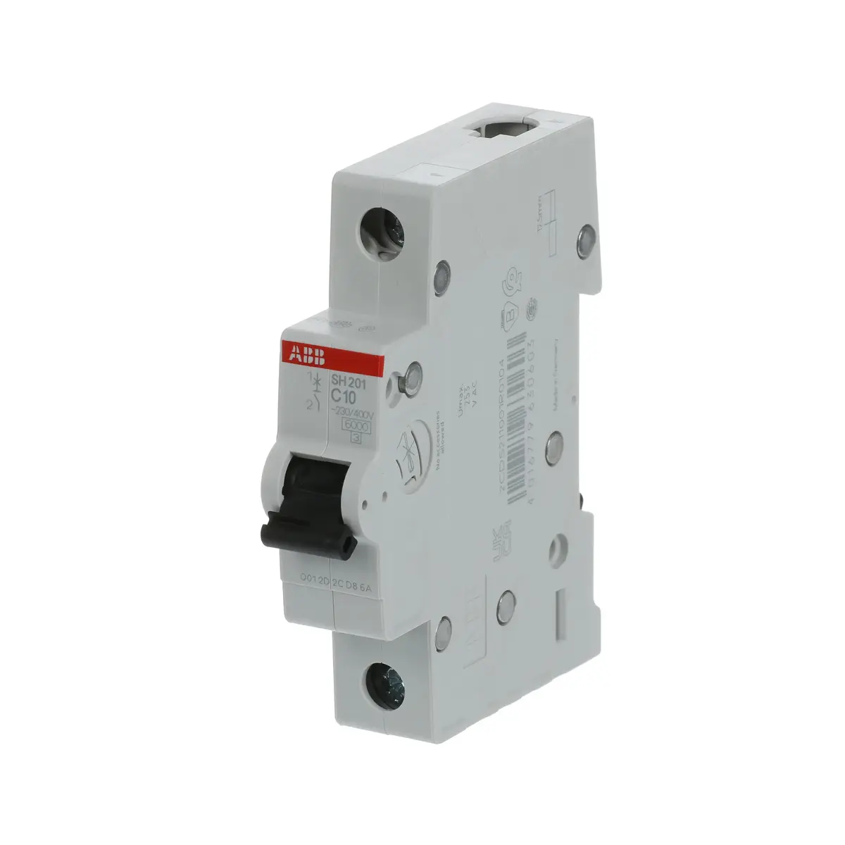 ABB SH201-C10 Miniature Circuit Breaker Photo 2