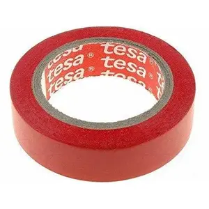 Līmplēve Tesa 10 m x 15 mm, sarkana — 53988-00020-00
