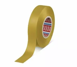 Tesa 04163-00003-07 PVC izolācijas lente, dzeltena, 19 mm x 33 m