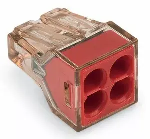 Соединитель Wago 773-604/5 4-проводной 1.5-4мм² 32А/400В, комплект 5 шт.