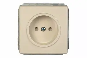 Электрическая розетка VILMA RP16-001-22, 16А, бежевая
