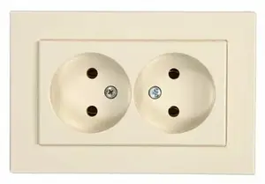 VILMA XP Double Socket, Beige