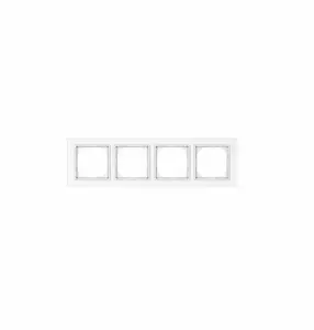 VILMA FIT LINE 4-Gang Frame, White