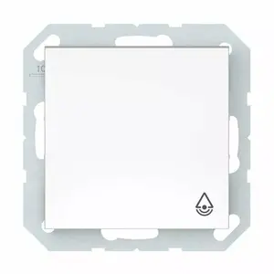 VILMA P110-012-04 QR1000 Push Button, IP44, White