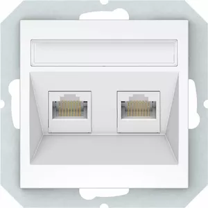 VILMA 2-Gang RJ45 Computer Socket QR1000