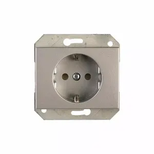 VILMA XP500 Surface Mounted Socket with Earthing and Metallic Finish