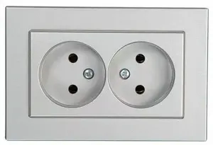 VILMA XP500 1+1 Socket, Metallic