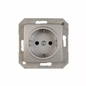 VILMA RP16-002-22 MET Earthed Socket, 16A, Silver