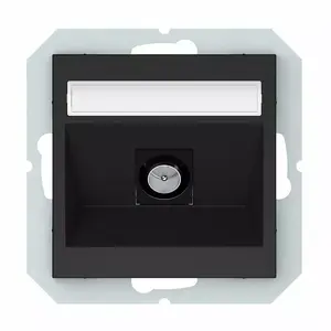 VILMA TVL01-02 TV Socket, Black