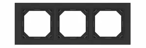 Рамка VILMA FRAME 3 SPACE BLACK R03 QR1000