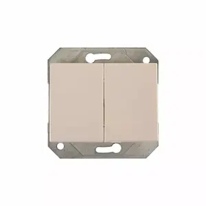 Выключатель VILMA XP 1+1, IP44, белый