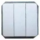 VILMA LX200 Series Single-Pole Switch, White, P510-030-02