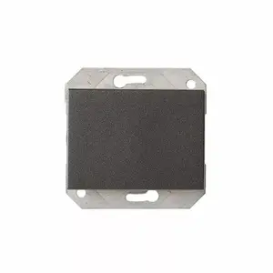 VILMA Noframe Flush-Mounted Changeover Switch, Black