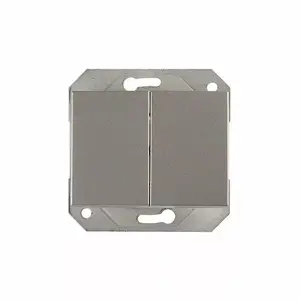 Переключатель VILMA XP500 1+1, металлик