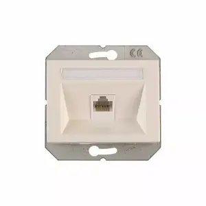 VILMA XP Single Data Socket, RJ45, White