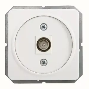 VILMA TVL01-02 TV rozete, balta, LX200 sērija