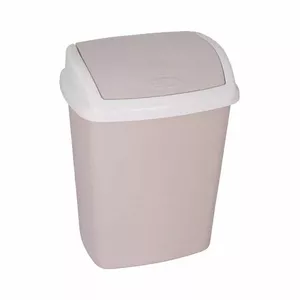 Waste bucket Curver Dominik 25L, beige, 36.5 x 29.1 x 48 cm