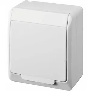 Розетка настенная ELEKTROPLAST HERMES 0324-02 белая