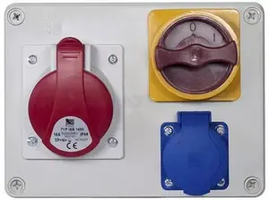 PAWBOL SHIELD R-BOX B.1093W-S Surface Mounted Switch IP44